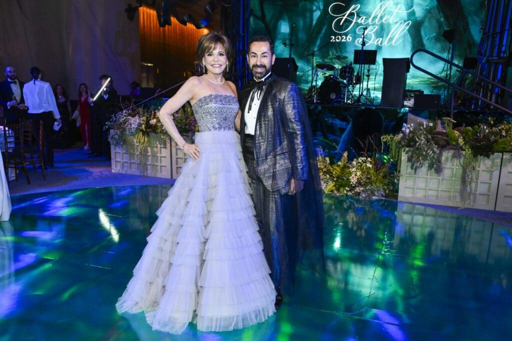 Hallie Vanderhider, Fady Armanious at the Houston Ballet Ball held at Wortham Theater Center (Photo by Michelle Watson, CatchlightGroup.com)