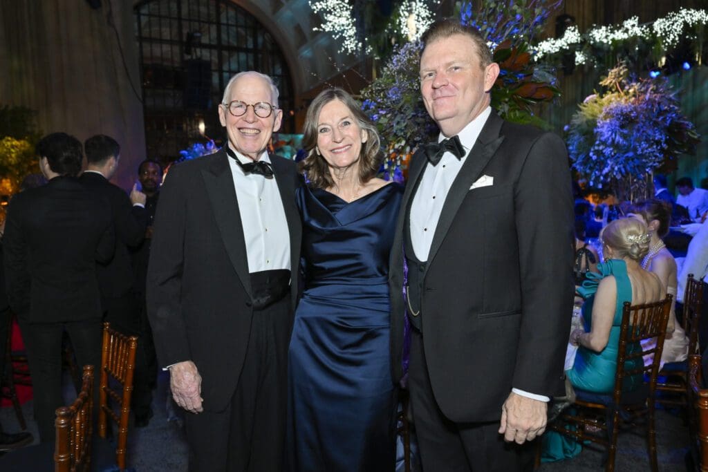 Henry & Jean May, Simon Thew at the Houston Ballet Ball held at Wortham Theater Center (Photo by Michelle Watson, CatchlightGroup.com)