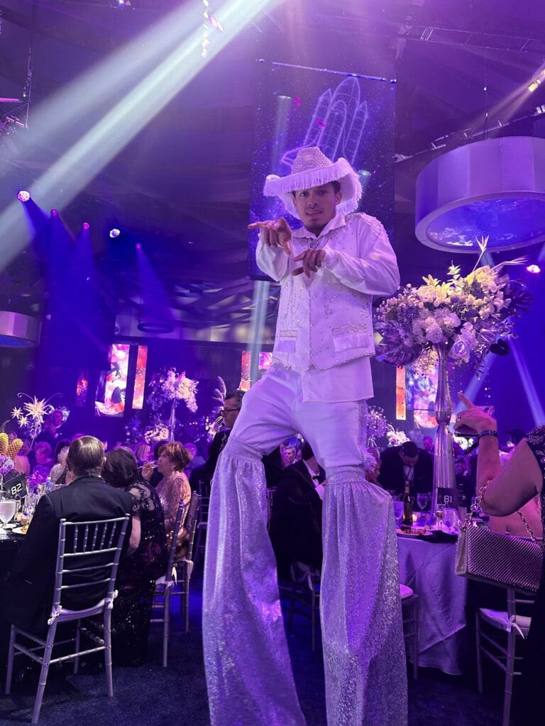 Cosmic Cowboy entertainment at the San Luis Salute (Photo by Shelby Hodge)