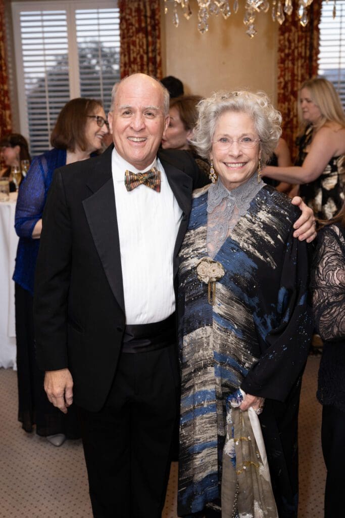 Inprint executive director Rich Levy, Lillie Robertson at the Inprint Poets & Writers Ball  (Photo by Wilson Parish)