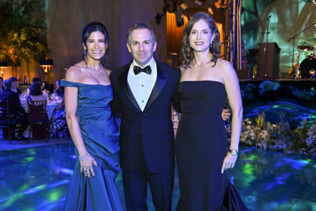 Kristy & Chris Bradshaw, Andrea Medina at the Houston Ballet Ball held at Wortham Theater Center (Photo by Michelle Watson, CatchlightGroup.com)