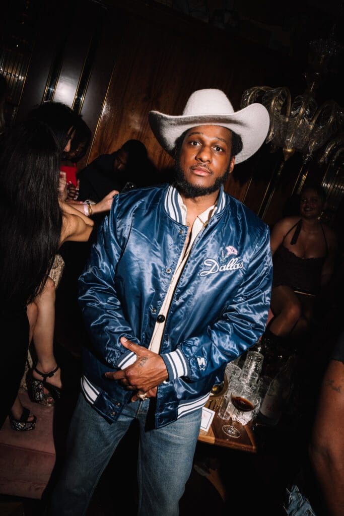 Homegrown star Leon Bridges made an appearance at the Delilah Dallas grand opening party. (Photo by Chase Hall Photography)