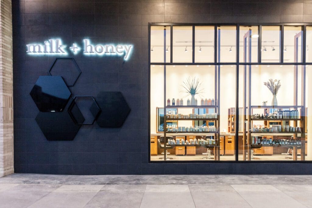 milk + honey has 14 treatment rooms with individual steam showers and lockers. (Courtesy)