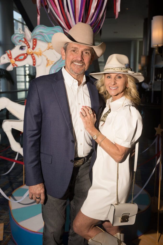 Phillip & Teri Pugh at the Houston Livestock Show and Rodeo Trailblazers Awards Luncheon (Photo by Daniel Ortiz)