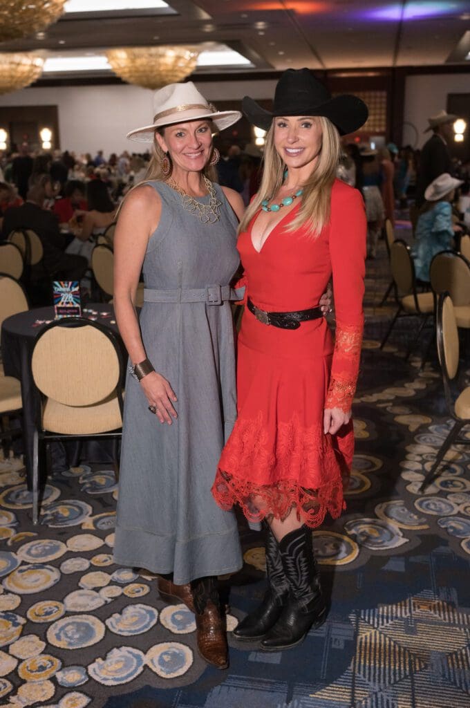 Rachel Regan, Chita Craft at the Houston Livestock Show and Rodeo Trailblazers Awards Luncheon (Photo by Daniel Ortiz)