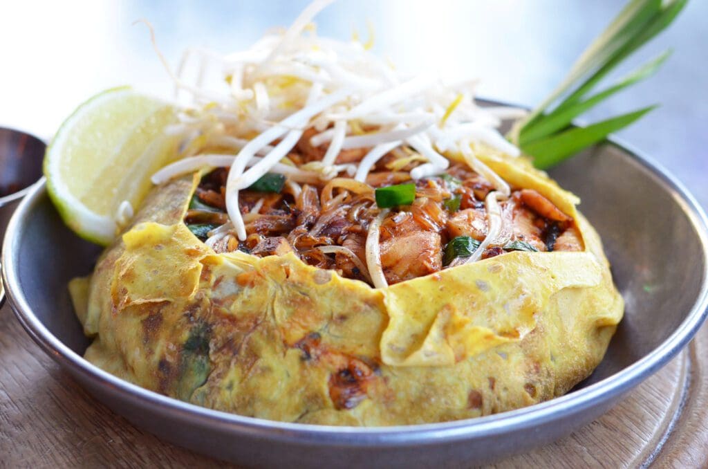 Pad Thai from RIm Tanon, one of the dozens of casual restaurants participating in this year's Eat Drink HTX. Photo courtesy of Rim Tanon.