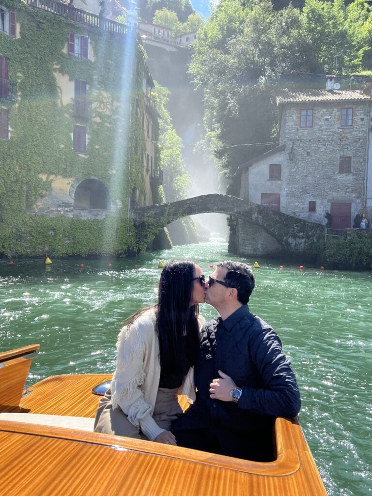 Segev & Amy Zadok have worked together at the family owned Zadok Jewelers throughout their 23 year marriage. Here they are on Lake Como.