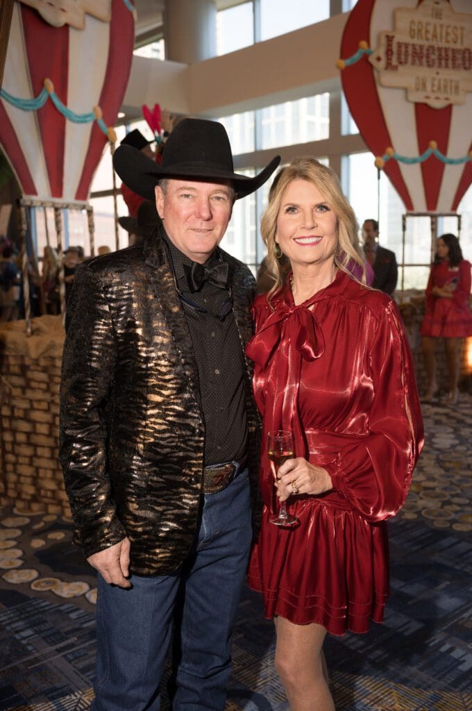 Shane Shepperd, Tammy Shepperd at the Houston Livestock Show and Rodeo Trailblazers Awards Luncheon (Photo by Daniel Ortiz)