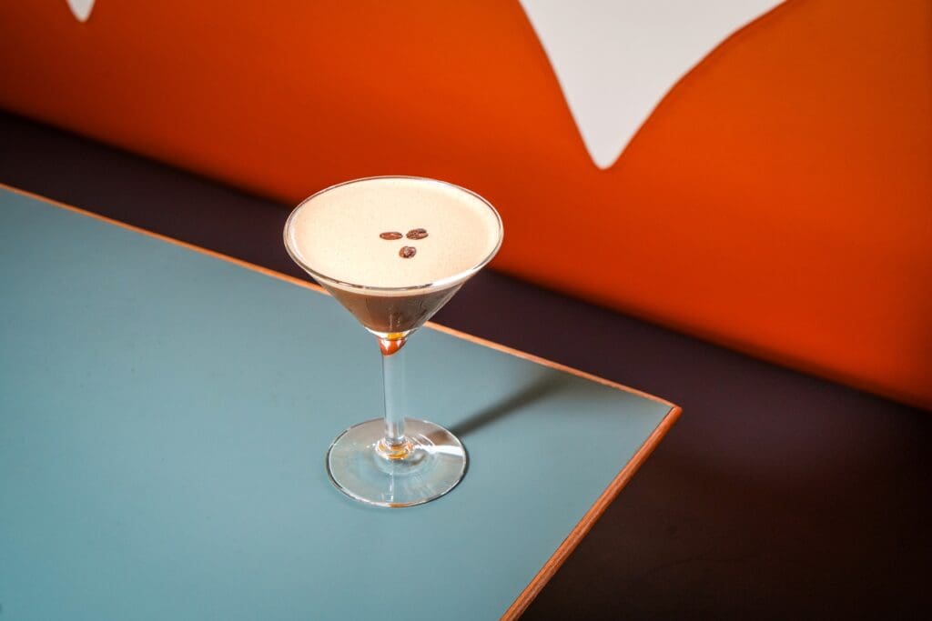 The espresso martini is made with vodka, a shot of espresso, and coffee liqueur, but for more depth, they’ve cleverly added the warmth of mole spices. (Photo by Photos by Dylan)