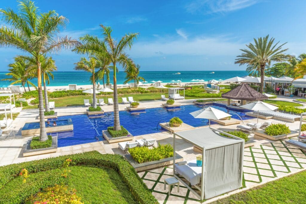 The family pool at Grace Bay Club. (Photo by Grace Bay Club)