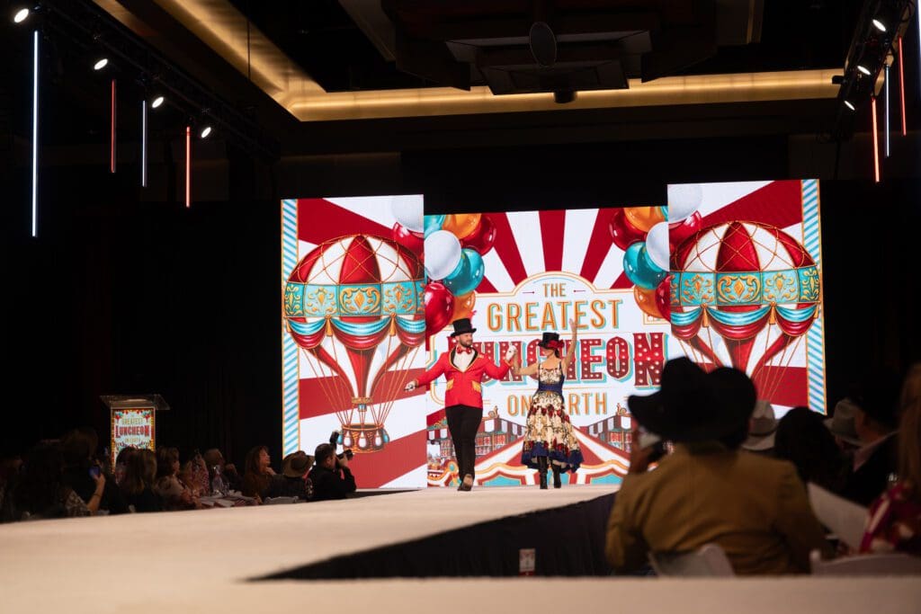 Opening show at the Houston Livestock Show and Rodeo Trailblazer sAwards Luncheon (Photo by Daniel Ortiz)