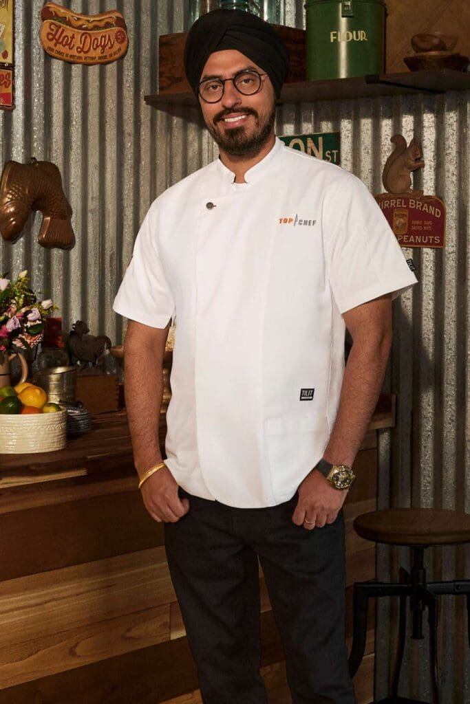 Amrina Chef Jassi Bindra Embraces His Top Chef Moment, Bringing The Woodlands, India and His Turban To the Iconic TV Competition