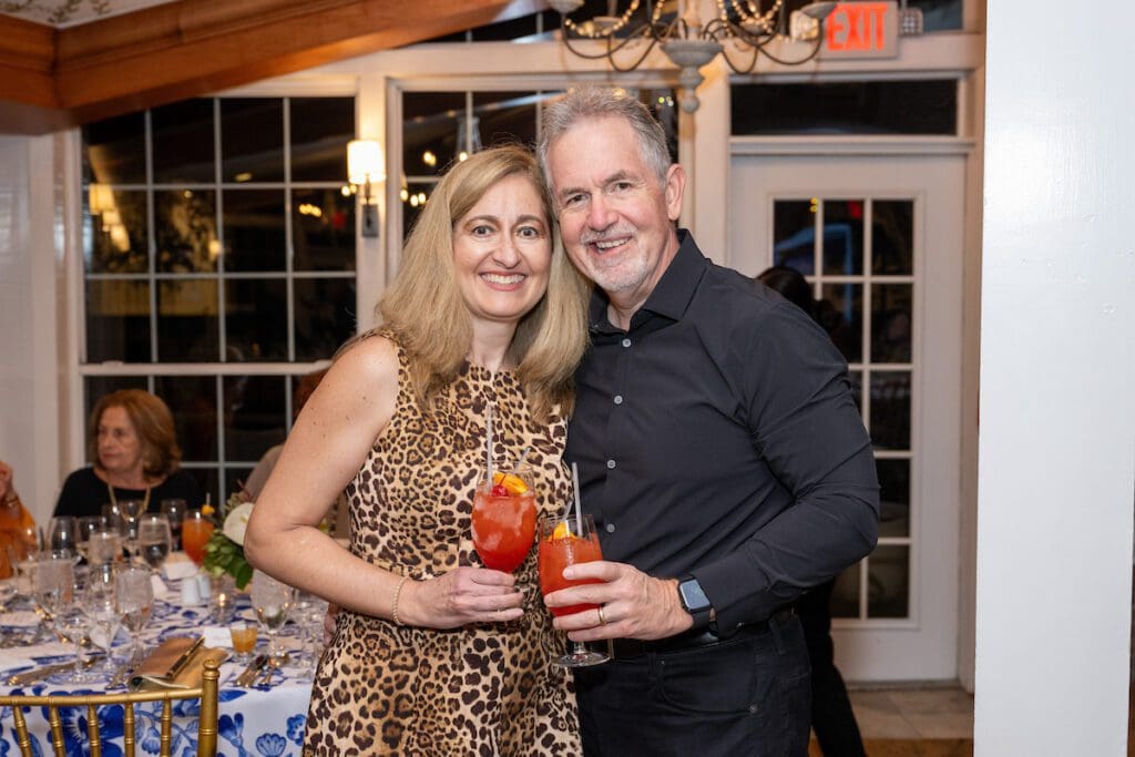 Muge & Brad Wood at the 'Tribute to Louisiana Legends' dinner held at The Manor House at The Houstonian  (Photo by Jacob Power)