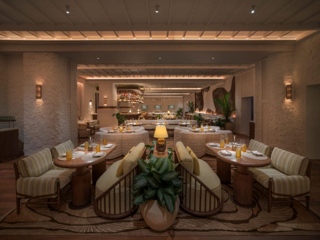 Marisol, an oceanside indoor-outdoor Mediterranean restaurant, offers spectacular people watching. (Photo by The Boca Raton)