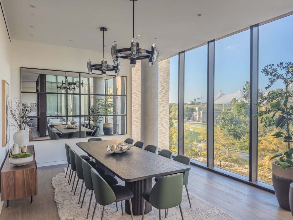 Riva Row offers everything from studios to three bedroom apartments to townhomes and soaring two-story penthouses.  (Mauricio Ramirez/Courtesy Howard Hughes)