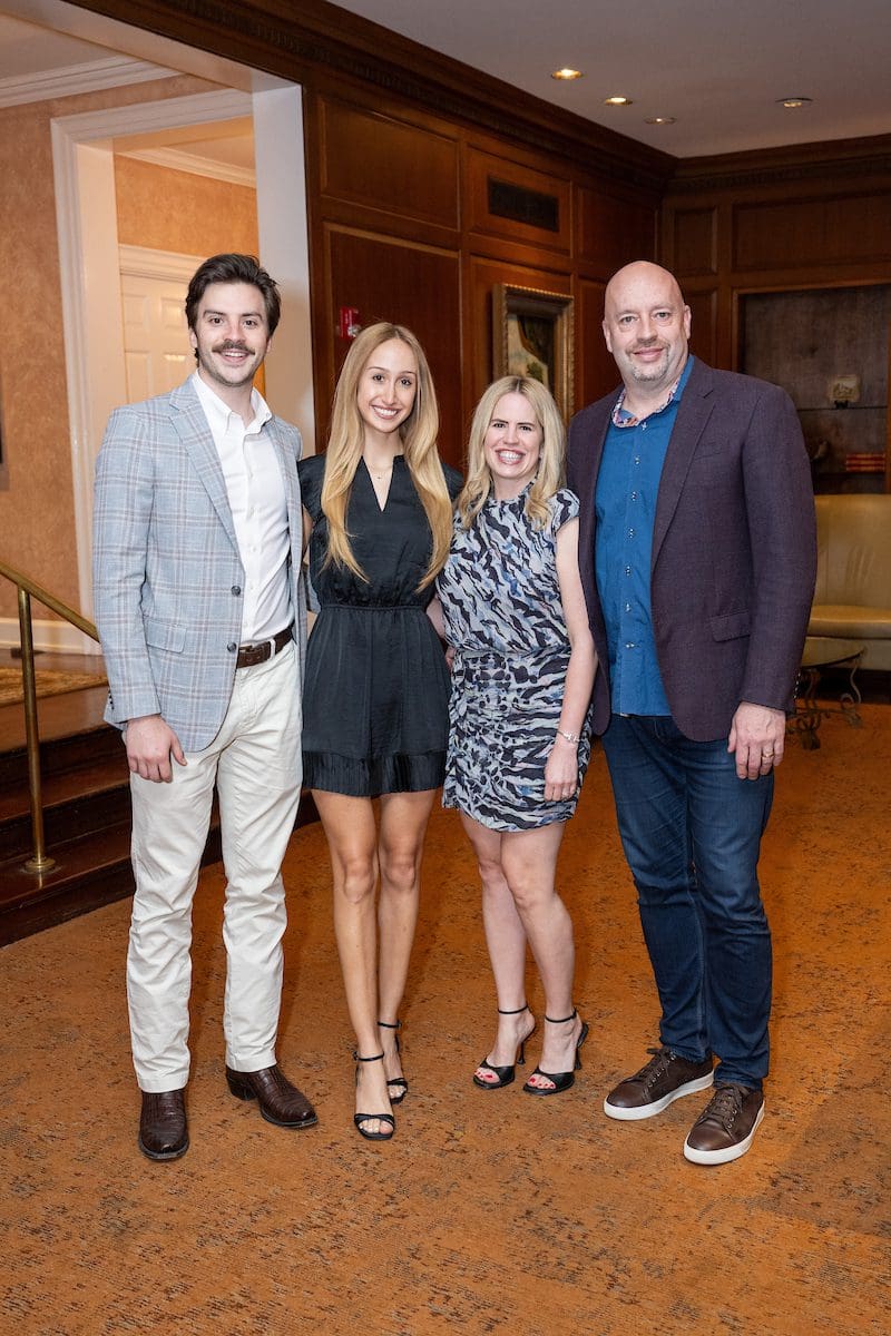 5 Colby Cameron, Alexis Brence, Deanna Cameron, Brian Cameron (Photo by Jacob Power)