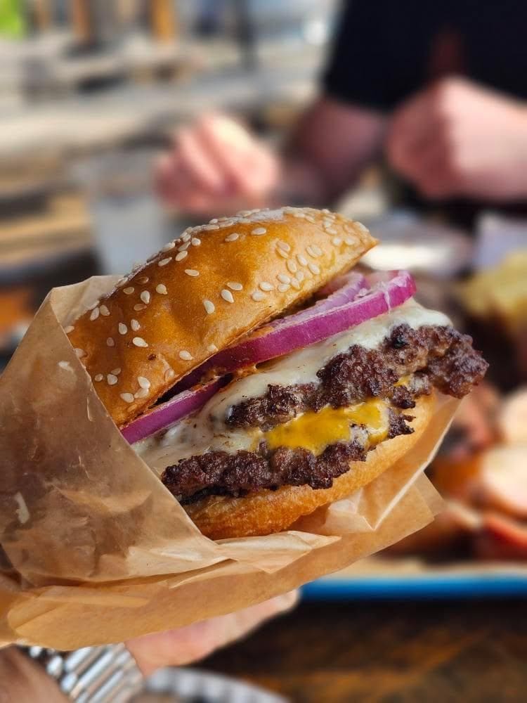 The famous OG burger can be found at Dayne's Texas Barbecue in Taipei. (Courtesy)