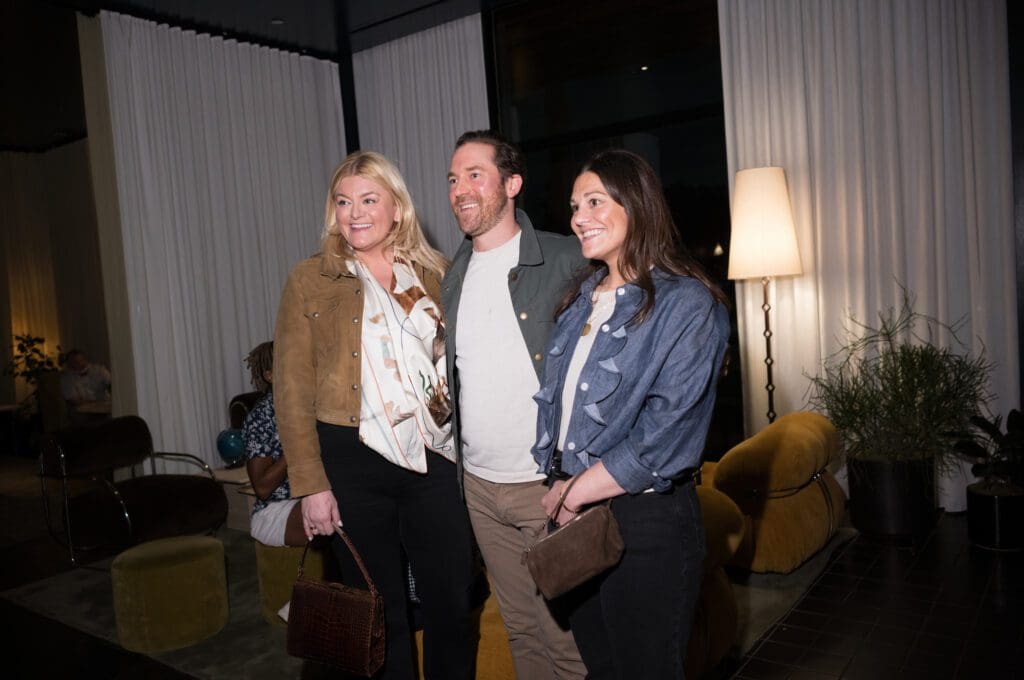 Lauren Gray, Greg Aston, Mills Witmer at Hotel Saint Augustine  (Photo by Daniel Ortiz)