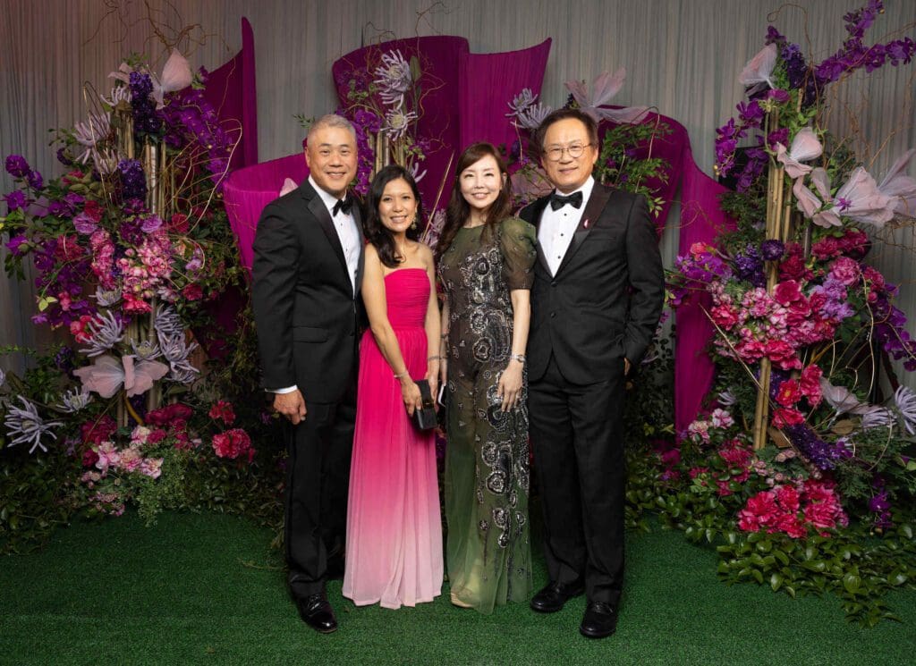 Jason & Christina Yang, Alice & Ken Yang at Asia Society Texas’ Tiger Ball (Photo by Alida Bonifaz)