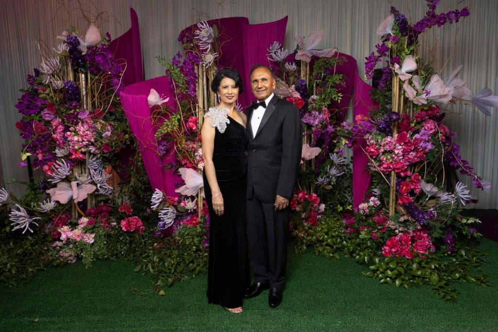 Renu & Suresh Khator at Asia Society Texas’ Tiger Ball (Photo by Alida Bonifaz)