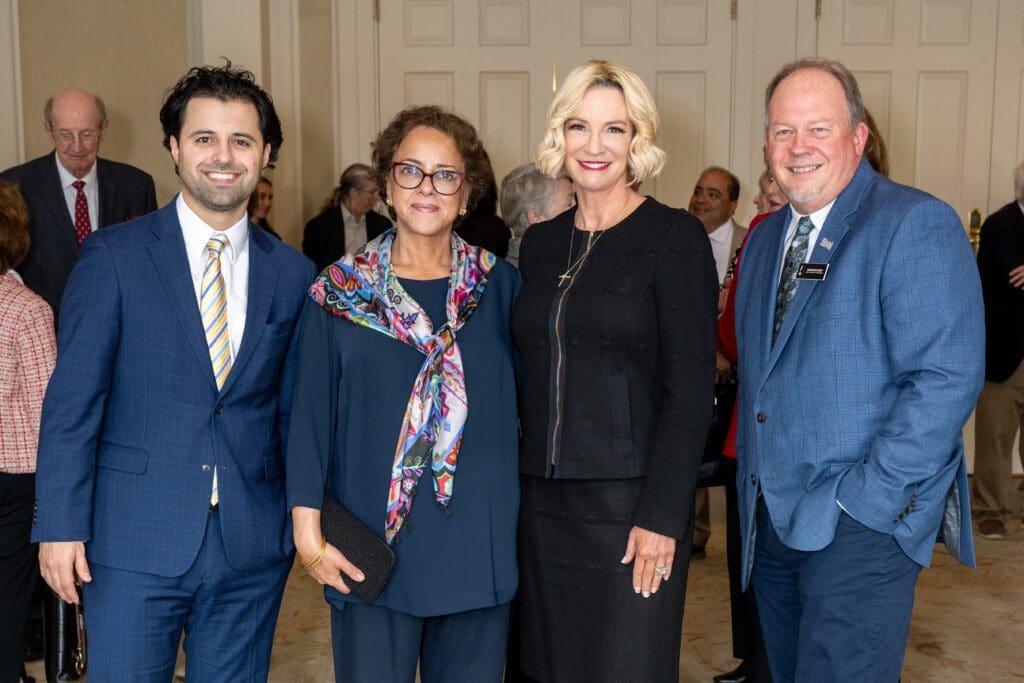 Adrian Piloto, Anjali Kaul Zutshi, Commissioner Dawn Buckingham, Bryan McAuley at The Heritage Society's 2026 Luncheon (Photo by Jacob Power)