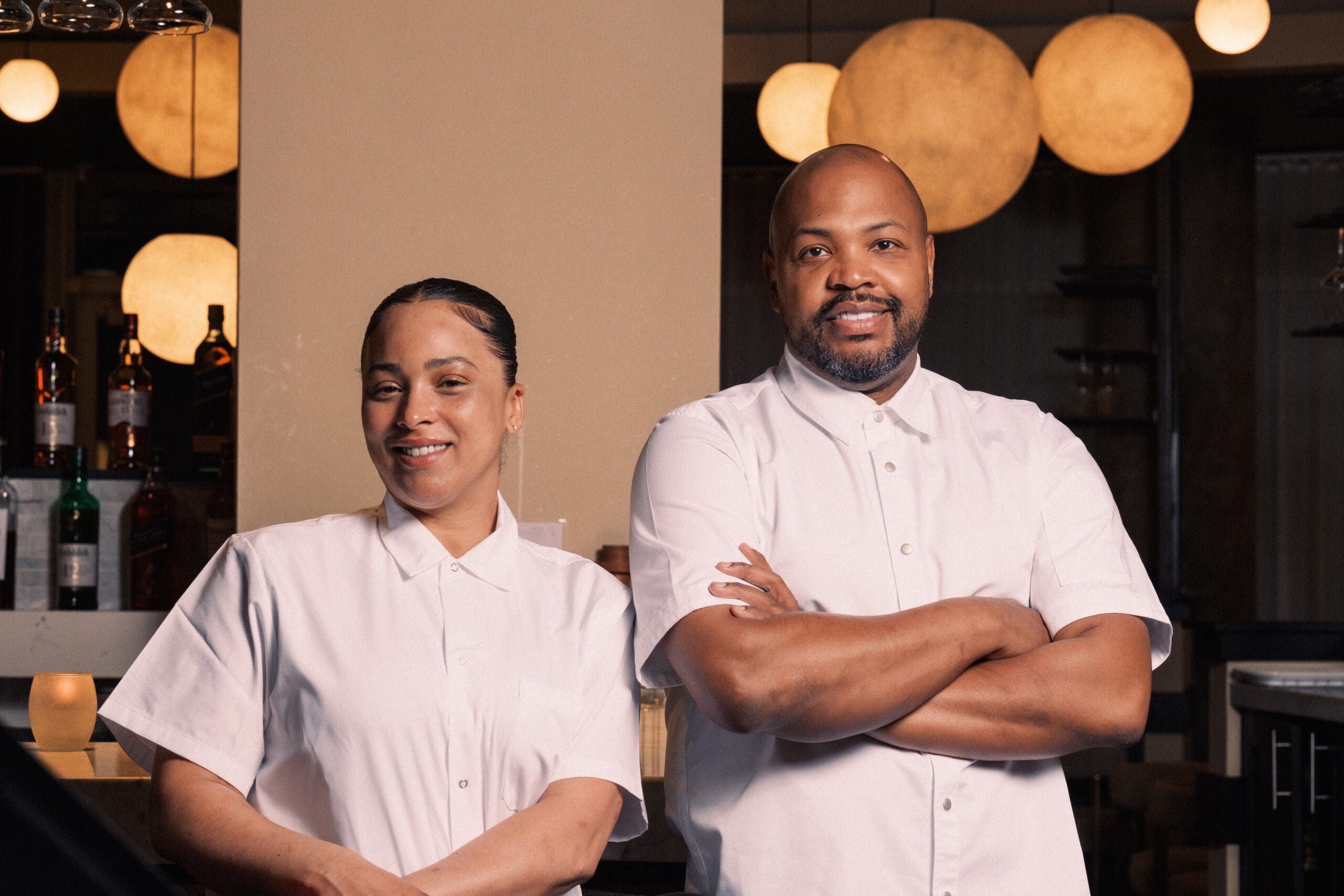 Chef Virgil Harper and Aliyah Watley