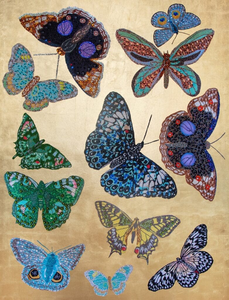 Ashley Longshore's art and Buddha Mama's jewelry are natural complements.