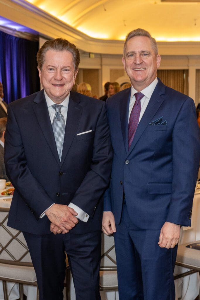 Bill Stubbs, Kurt Grether at The Heritage Society's 2026 Luncheon (Photo by Jacob Power)