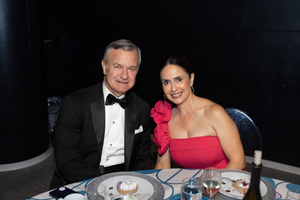 Bob Gwin, Candice Sanchez at the Houston Museum of Natural Science 'Futurama!' gala (Photo by Daniel Ortiz)