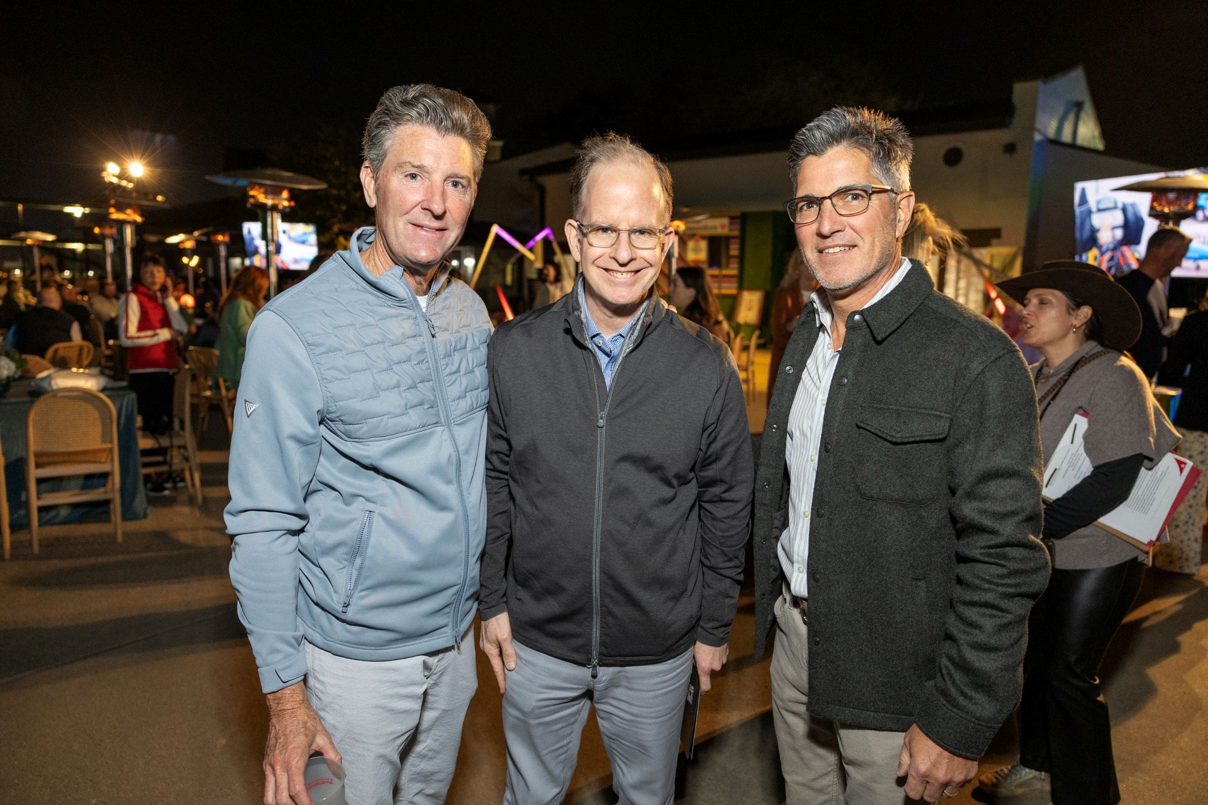 Brian White, Ben Renberg, Giles Kibbe (Photo by Jenny Antill)