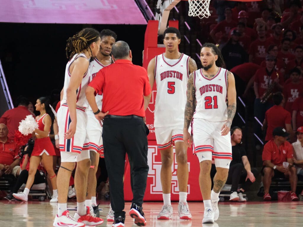 University of Houston coach Kelvin Sampson is excited to see what his team can do in March. (Photo by F. Carter Smith)