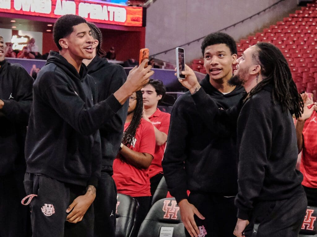 First Dance, Last Dance — Kingston Flemings & Chris Cenac Feel One Shot Urgency Of Houston’s NCAA Tournament Run Right With Emanuel Sharp, Milos Uzan