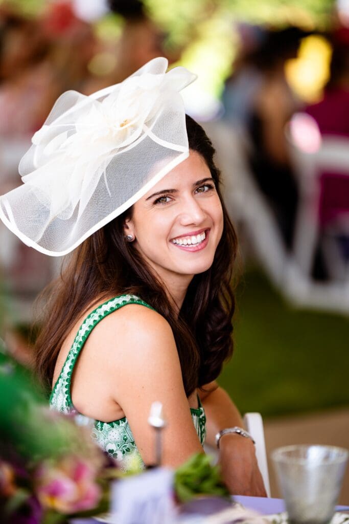 Daphne Pappas at the Hermann Park Conservancy 'Hats in the Park' luncheon (Photo by Hung L. Truong)