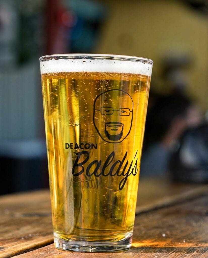 Deacon Baldy’s brings plenty of beer, space and easygoing energy for a National Beer Day hang with friends. (Photo courtesy Deacon Baldy’s)