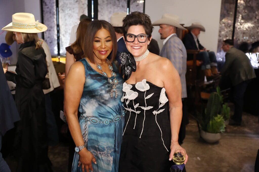 Deborah Duncan, Monica Sigman at the Sky High for Kids 'Better in Boots' gala (Photo by Quy Tran Photography)