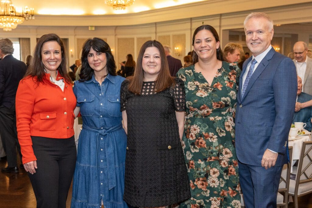 Emily Glassel, Ali Leger, Caroline Baker, Amber Abreo, Bob Boblitt (Photo by Jacob Power)