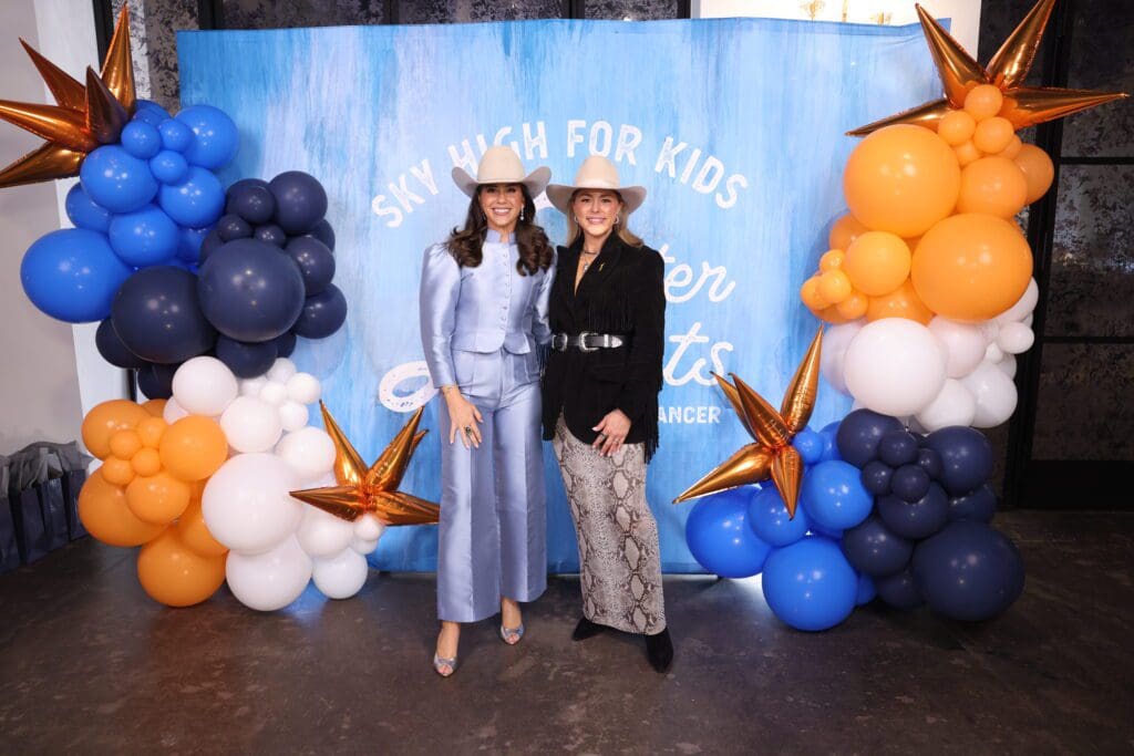 Erica Parker, Lindsey Boatman at the Sky High for Kids 'Better in Boots' gala (Photo by Quy Tran Photography)