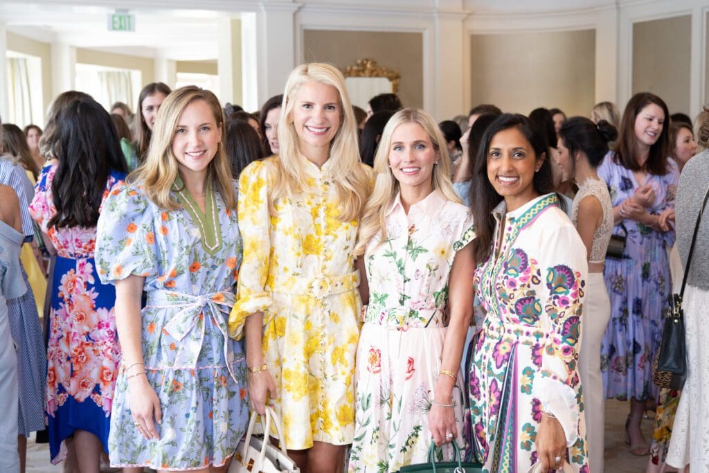 Jennifer Miller, Stephanie Braun, Lauren Zwart, Lakshmi Picoli at Children's Museum Houston Friends & Family Luncheon (Photo by Wilson Parish)