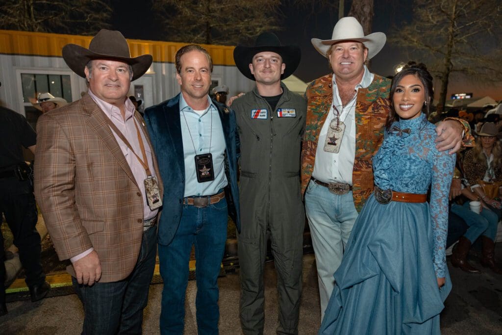 Johnny Slaughter, Chris Sneck, Coast Guard Petty Officer Scott Ruskan, Pete Bell, Zinat Ahmed (Photo courtesy of Cotton Holdings)