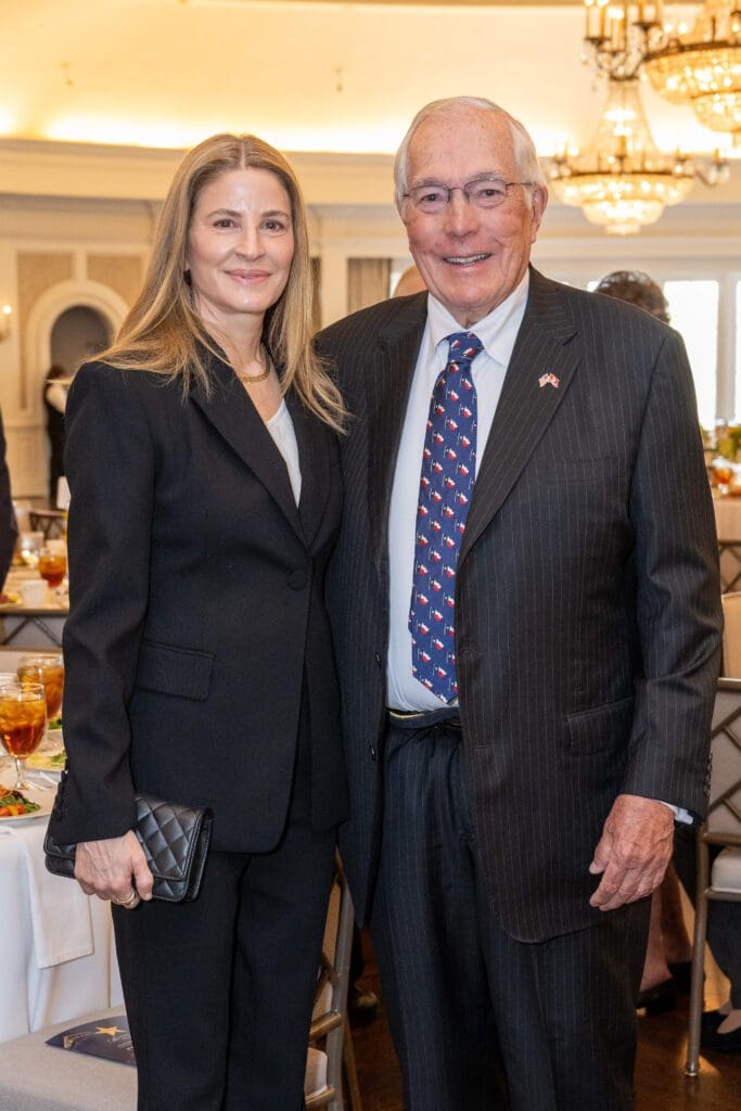 Kathy Britton, honoree John L. Nau III at The Heritage Society's 2026 Luncheon (Photo by Jacob Power)