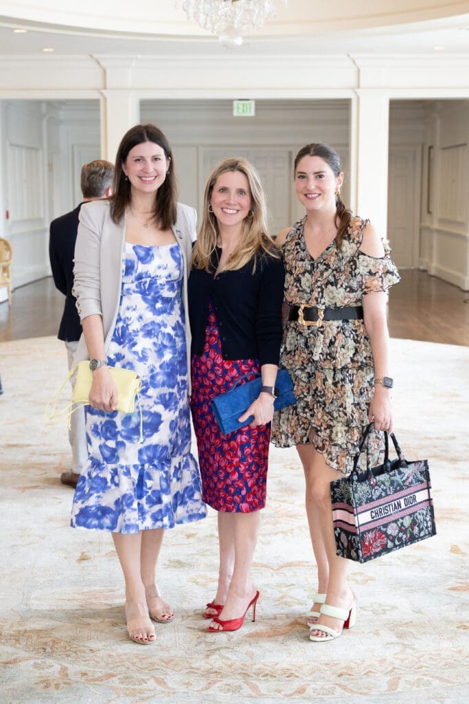 Lauren Dickie, Cassandra Dalton, Sheila Shtepani at Children's Museum Houston Friends & Family Luncheon (Photo by Wilson Parish)
