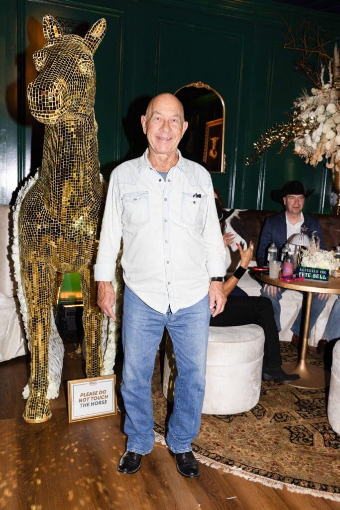 Houston Mayor John Whitmire at Cotton Q Club during the World Championship Bar-B-Que Contest. (Photo by Kaitlin Saragusa)