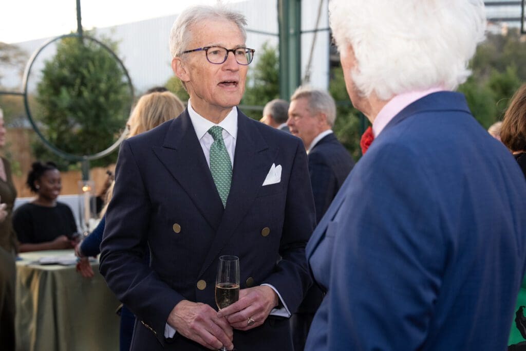 Sanford Criner at the gala opening of the Ritz-Carlton Residences, Houston sales gallery (Photo by Albert Chen Photography)