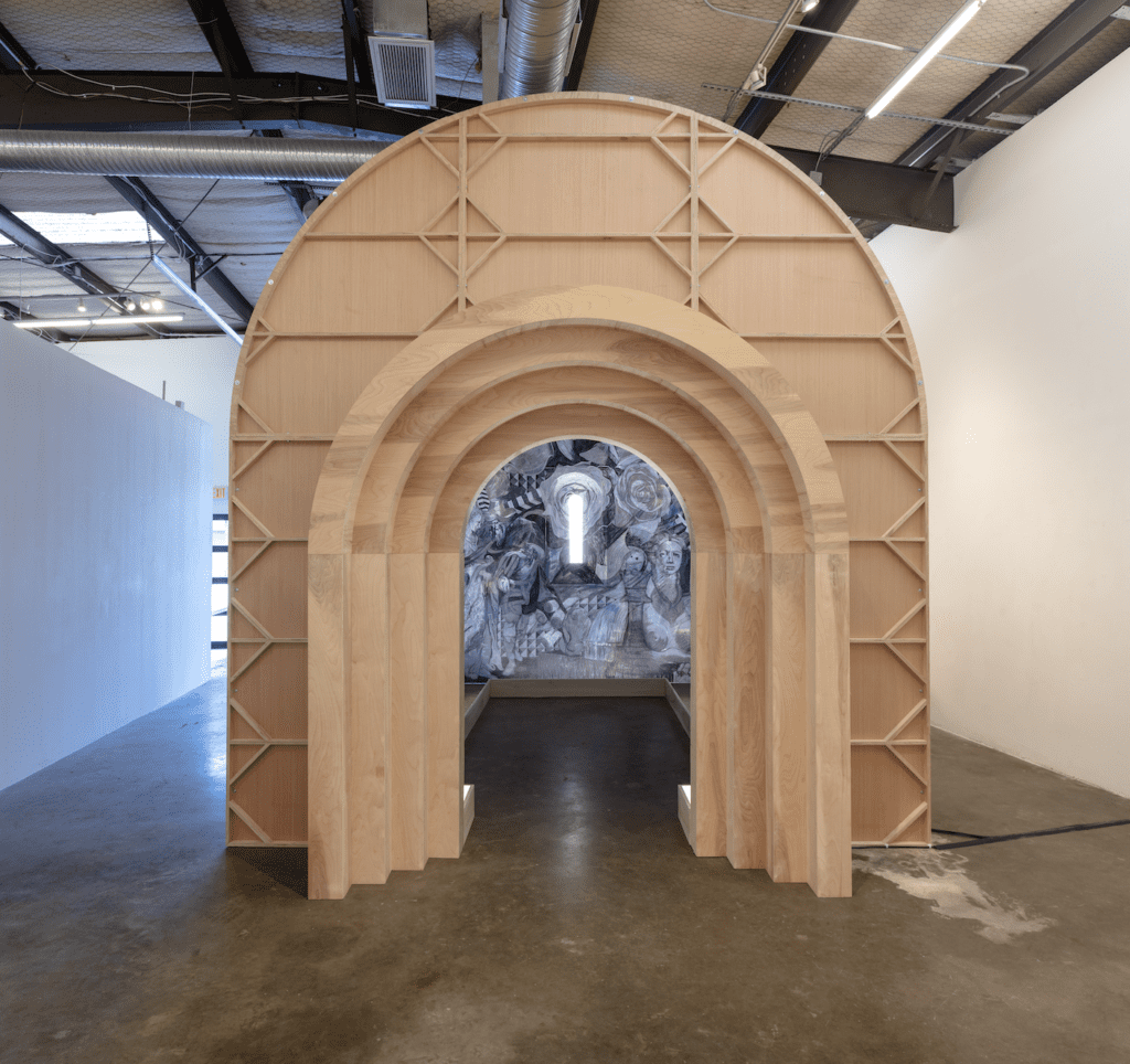 Francisco Moreno, Chapel, 2019, at Dallas Contemporary (Photo by Kevin Todora)