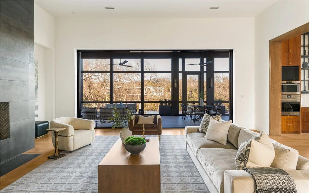 In this dreamlike property that blends craftsmanship with luxury, only the best will do for the seven bedrooms and 11 bathrooms. (Photo by Allie Beth Allman & Associates)