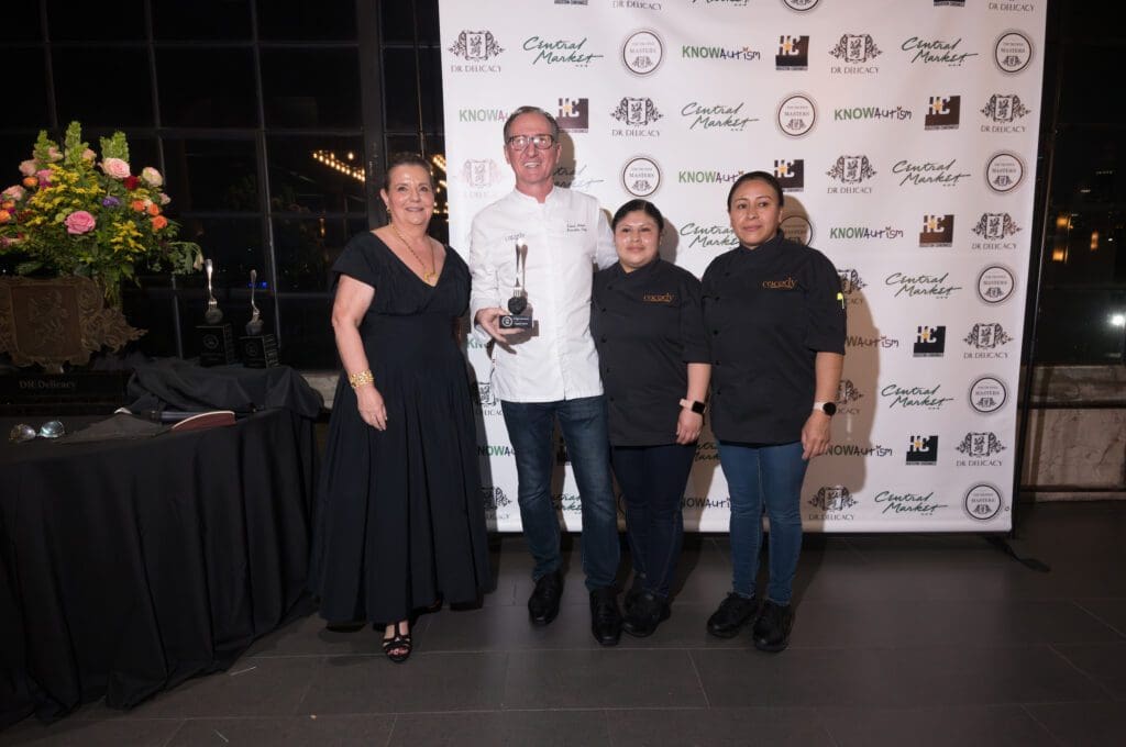 Diane Roederer with the Cocody team at The Truffle Masters evening (Photo by Daniel Ortiz)