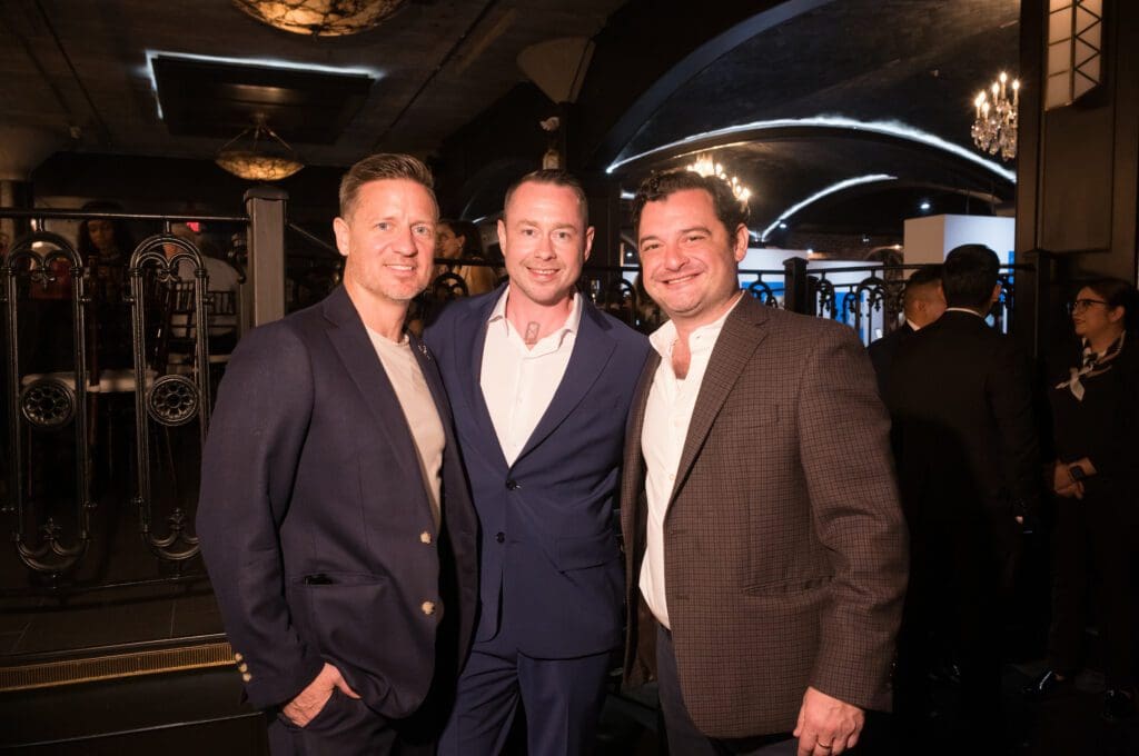 Robbie Cook, Ben Baxter, David Cordua at The Truffle Masters evening (Photo by Daniel Ortiz)