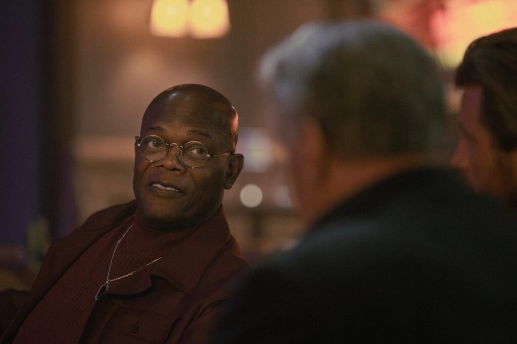 Samuel L. Jackson as Russell Lee Washington Jr. in "Tulsa King," ahead of the character’s move to North Texas in "Frisco King." (Brian Douglas/Paramount+)