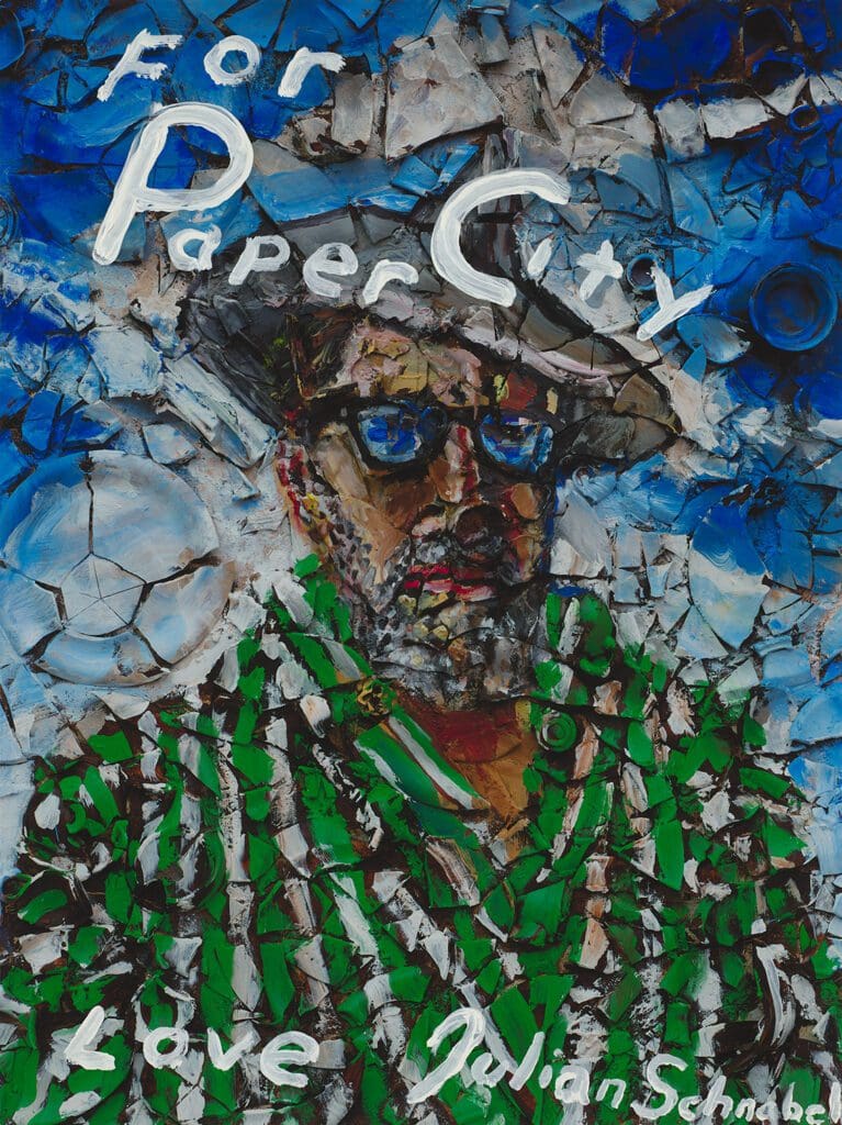 Of Dinner Plates and In the Hand Of Dante —  Inside Artist Julian Schnabel’s Epic Year and His <em>PaperCity</em> Cover
