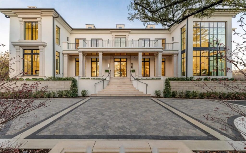 A $25 Million California Cool New Build Hits the Market on Dallas’ Exclusive Strait Lane